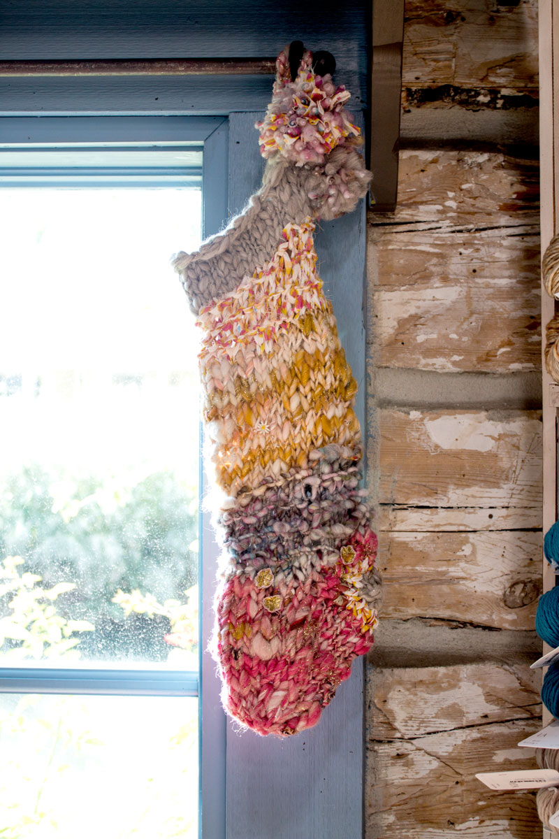 handmade christmas stocking