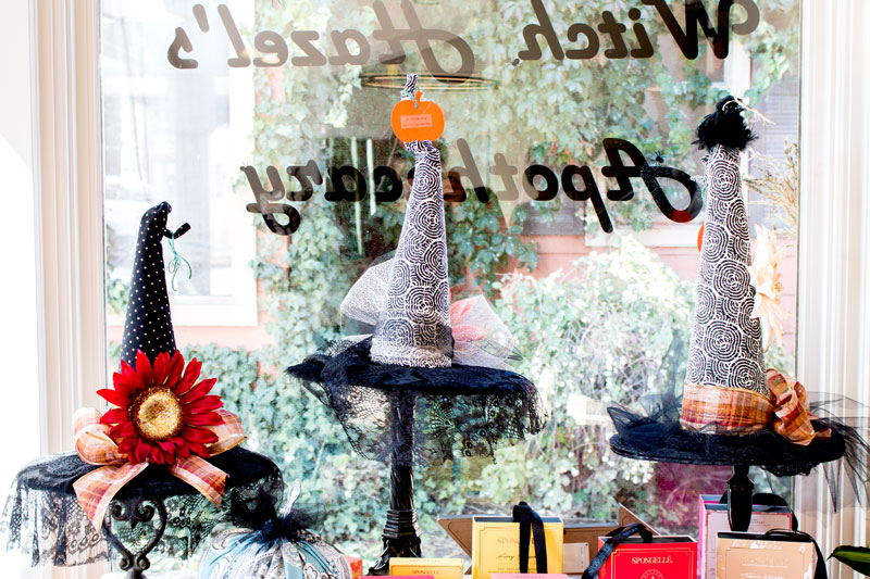 handcrafted halloween displays