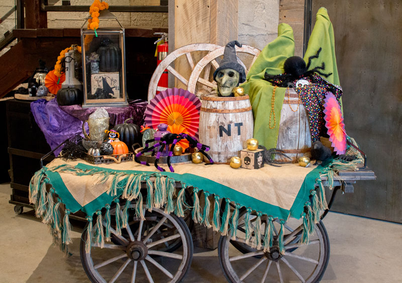 Decorating for a halloween party