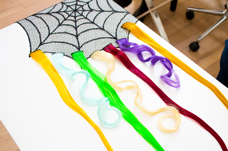 colorful hair extensions for kids