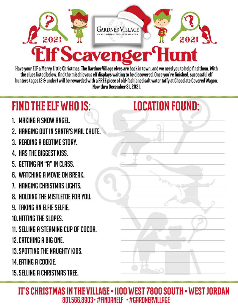 elf scavenger hunt