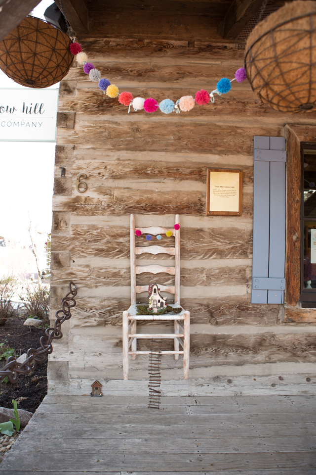 on the wall fairy garden