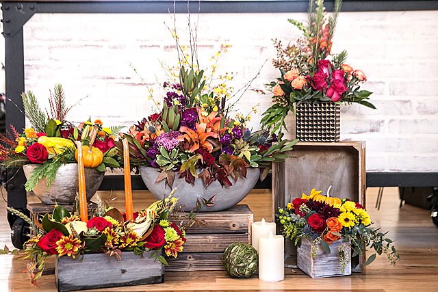 fall flower arrangments