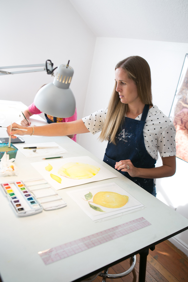 paint party at Gardner Village