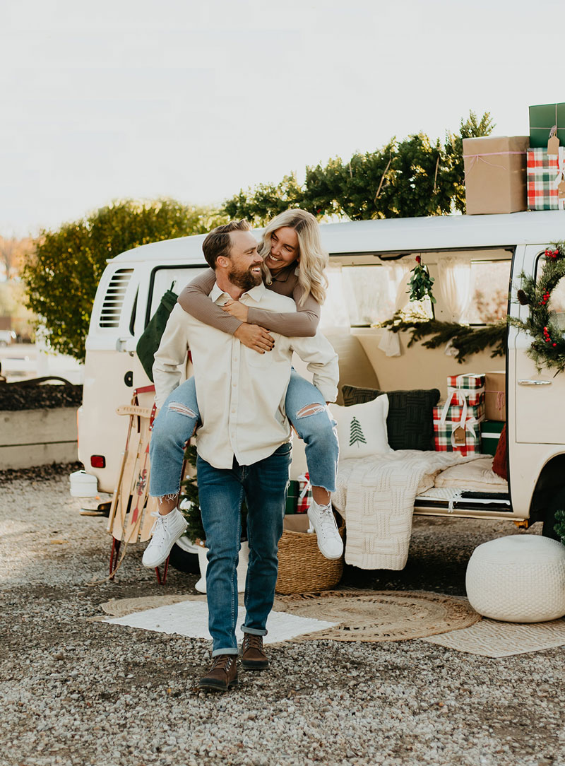 cute couple photos for Christmas cards