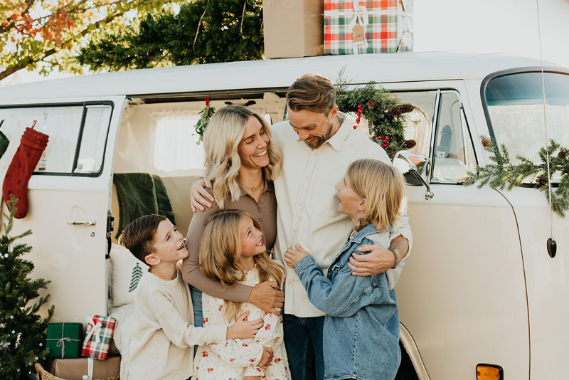 where to go for family holiday photos in Utah
