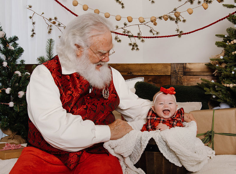 best places to take pics with Santa