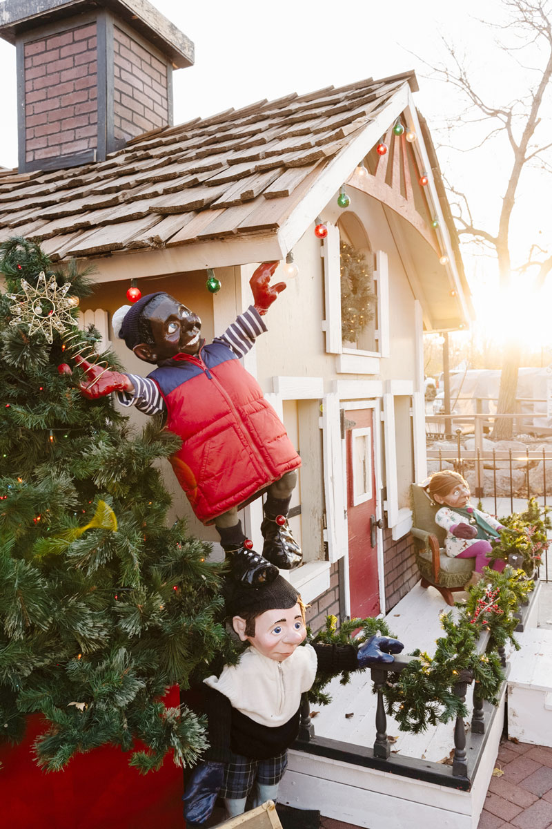 daytime Christmas displays