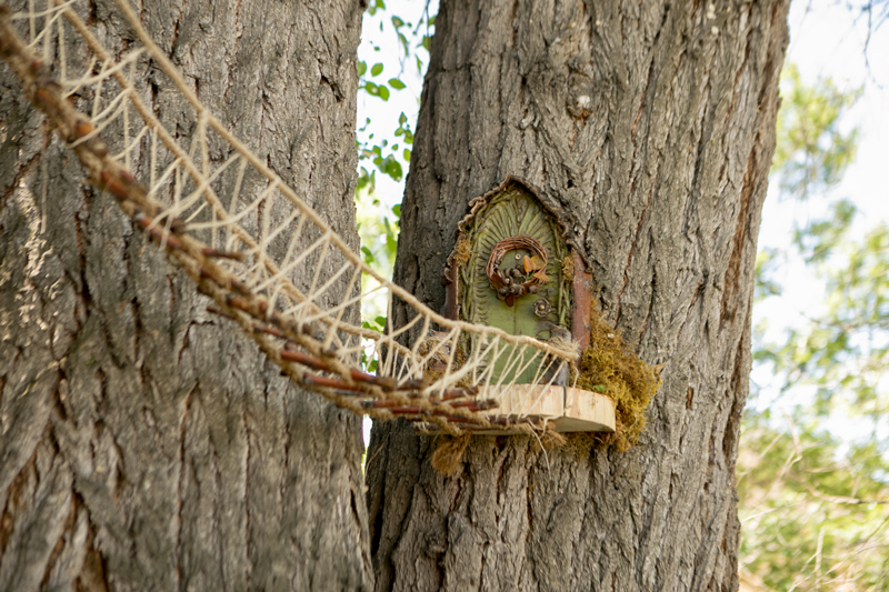 fairy garden bridge idea