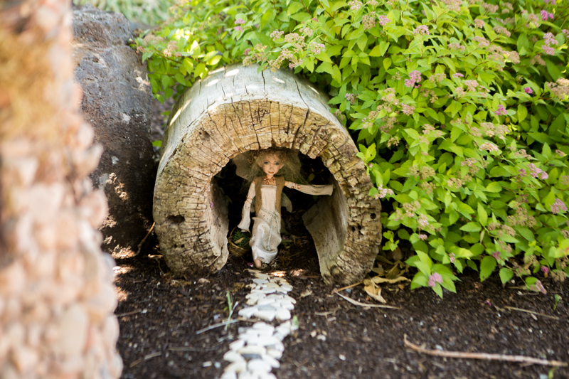 DIY garden display idea log