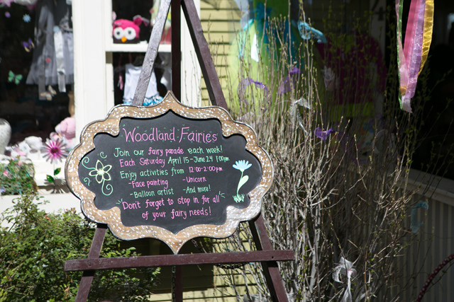 fairy parades at Gardner Village