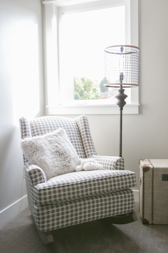 farmhouse nursery rocker