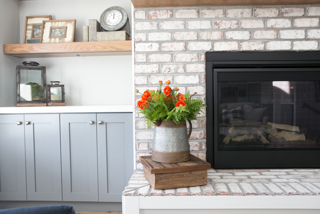 fireplace decor idea