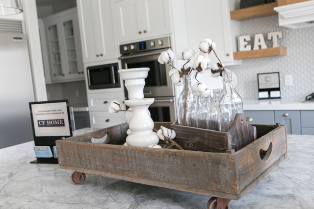 kitchen tray display