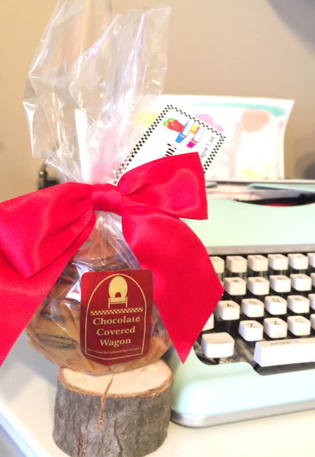 caramel apple from chocolate covered wagon