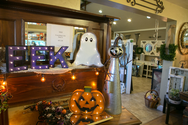 halloween marquee lights decor