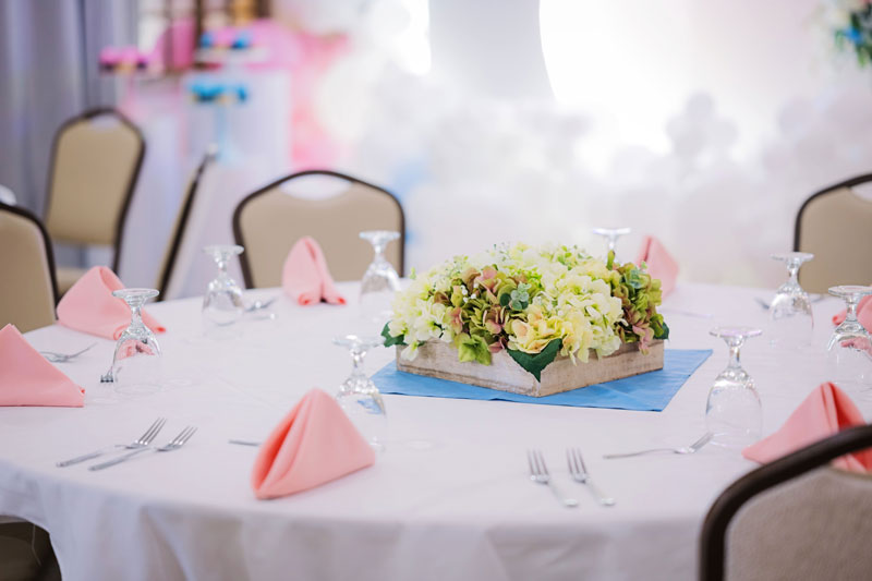 gender reveal decor