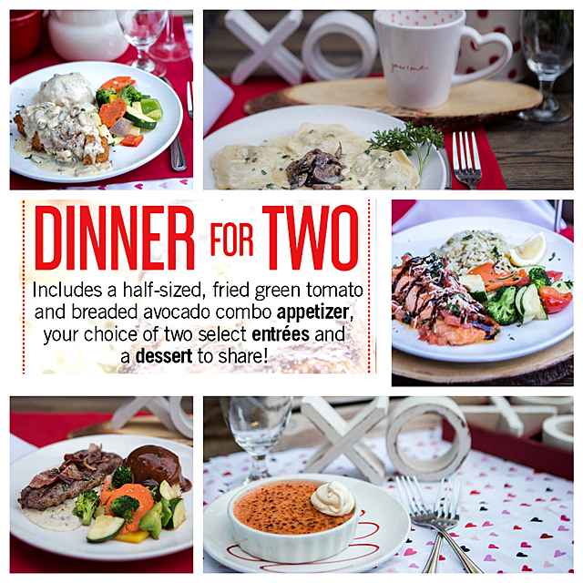 archibalds restaurant romantic dinner for two