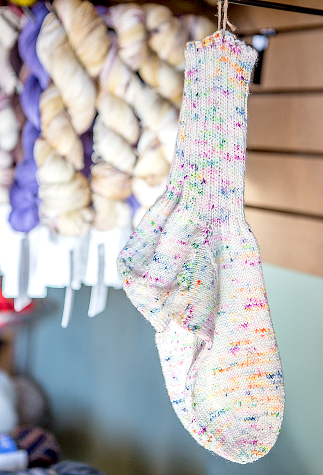 knit socks beginner class