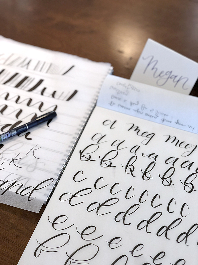 hand lettering workshop