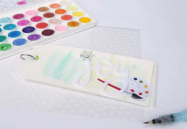 watercolor painting class at Posh Paperie