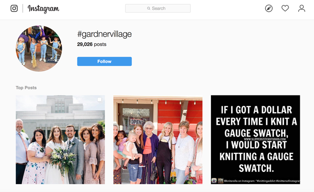 gardner village on instagram