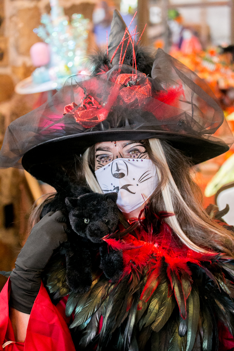 witch costume idea with mask