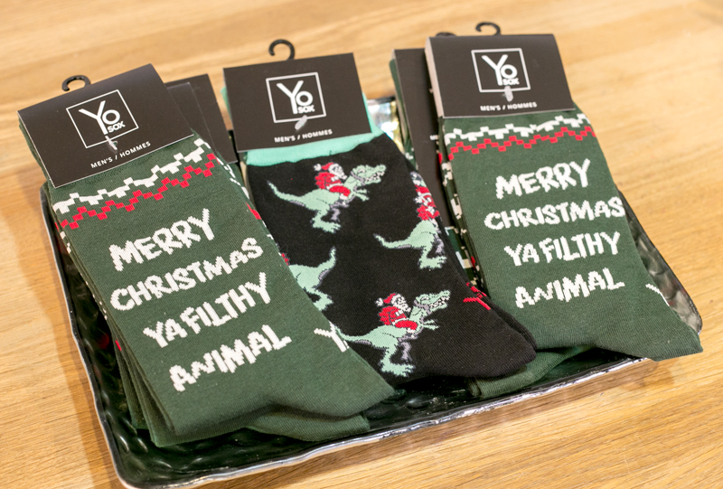 silly christmas socks
