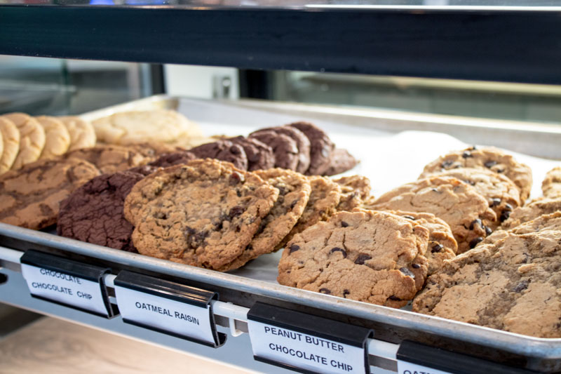 freshly baked cookies