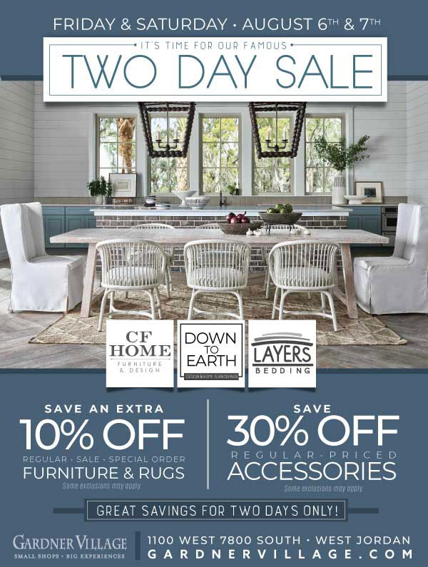 gardner village sale