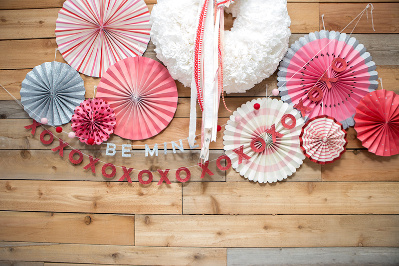 paper valentine's day decor