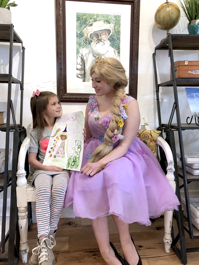 painting with a princess