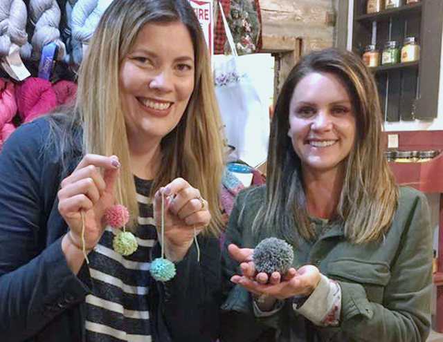 girls night out pom pom class