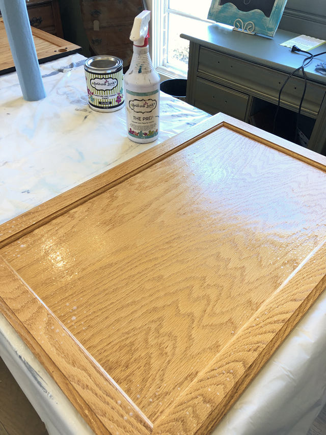 painting honey oak
