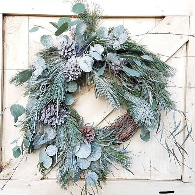 holiday wreath workshop