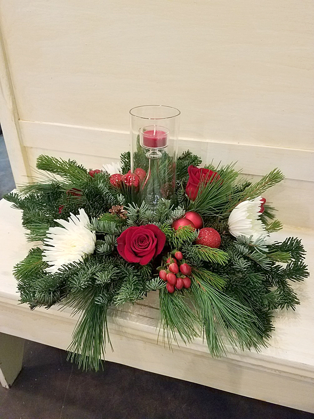 holiday lights centerpiece workshop