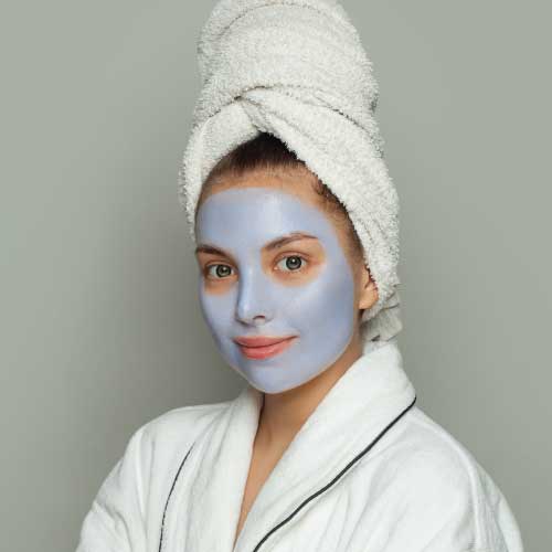 red, white and blueberry facial