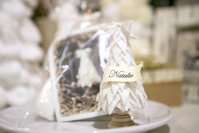 unique holiday place card idea