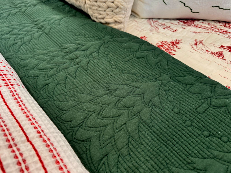 evergreen tree quilt