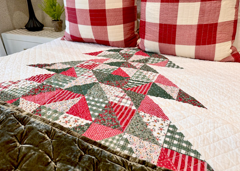 patchwork christmas tree